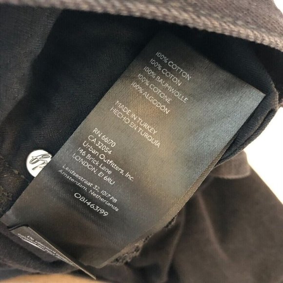 Free People We The Free Maggie Mid-Rise Straight-Leg Jeans Onyx Black size 31 - Picture 6 of 6